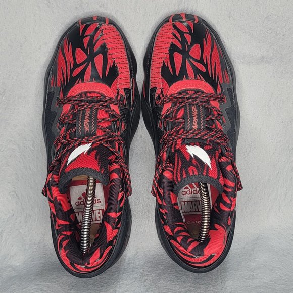 adidas MARVEL X D.O.N. ISSUE #2 J 'VENOM CARNAGE' Men's 6 FW8754 - Picture 6 of 8
